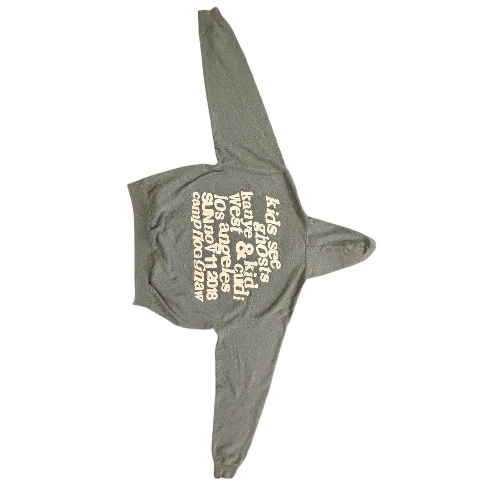 CPFM Kids See Ghosts Kanye West Kid Cudi Camp Flog Gnaw 2018 Hoodie Green Medium - Picture 4 of 5